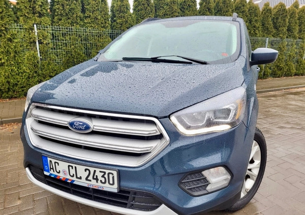 Ford Escape cena 73500 przebieg: 86840, rok produkcji 2019 z Pniewy małe 137